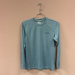 Columbia Omni-Shield Blue Performance Shirt